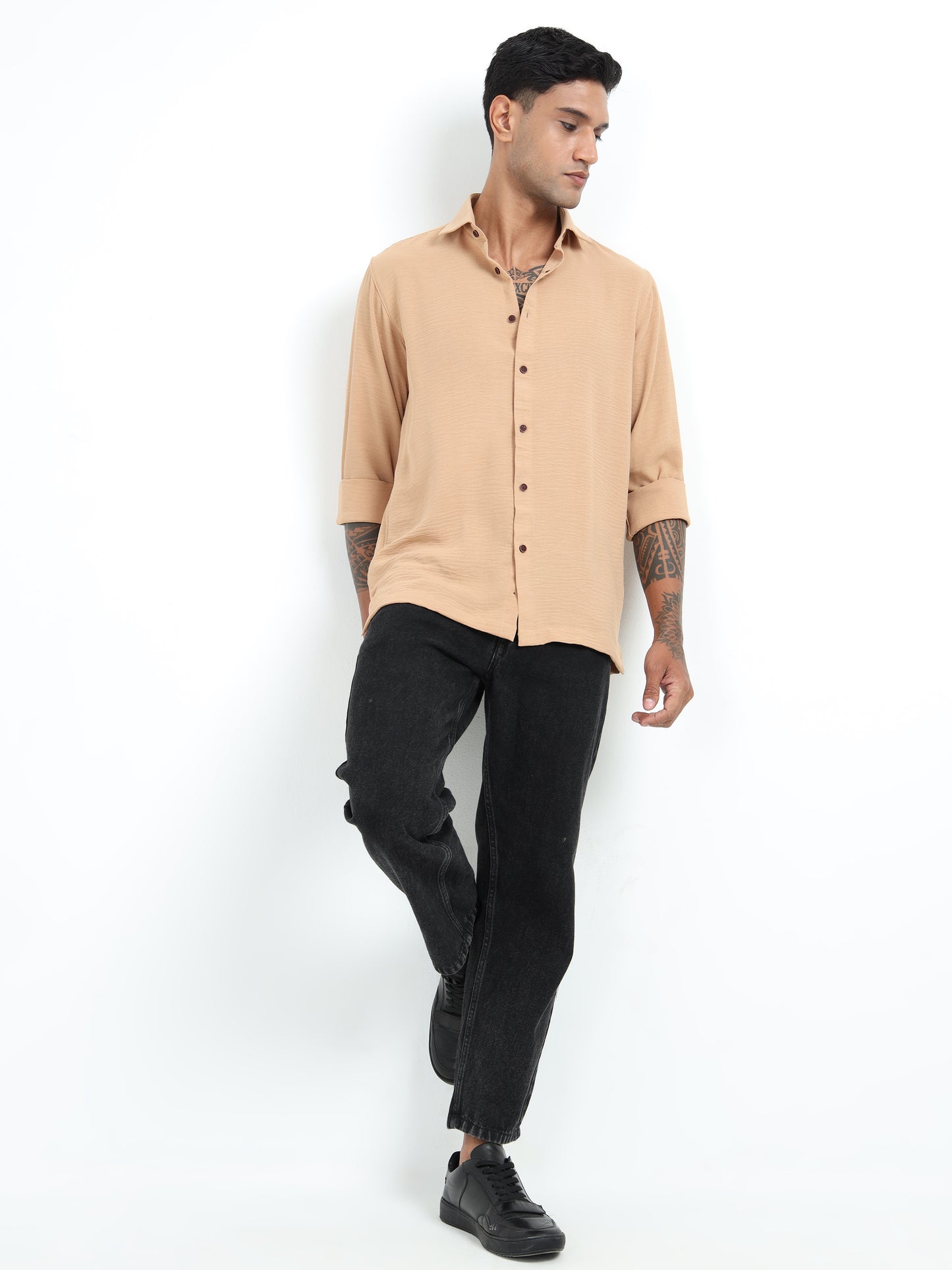 Sandstone Crepe - Men’s Casual Wear Shirt