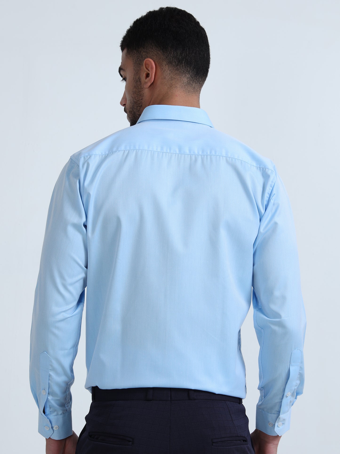 Urban Skyline - Self Pattern Men’s Formal Shirt