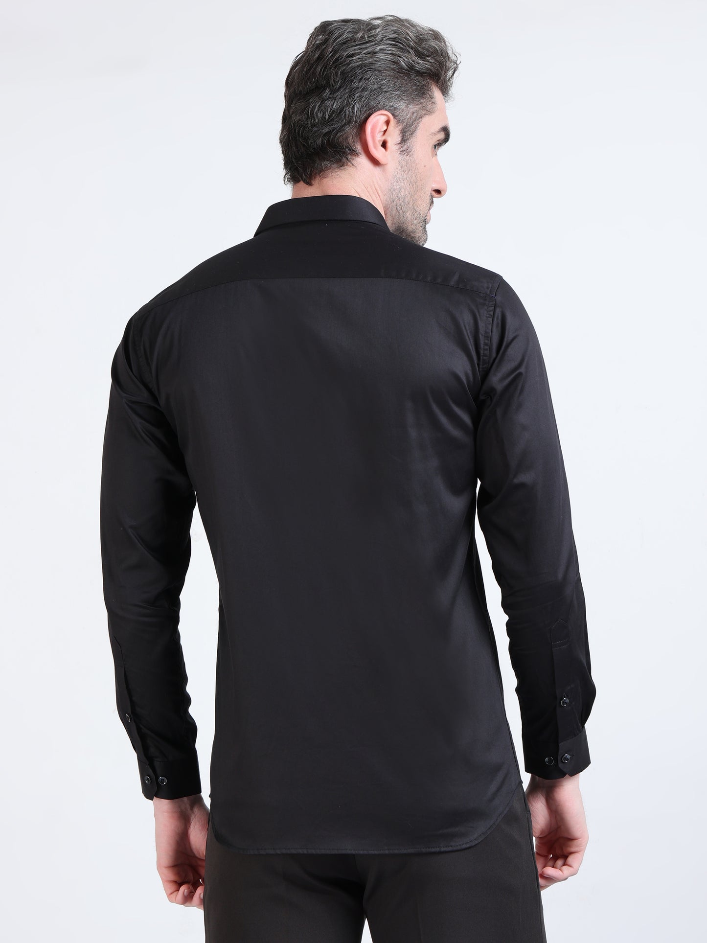Dark Ember - Occasion Wear Shirt - Black