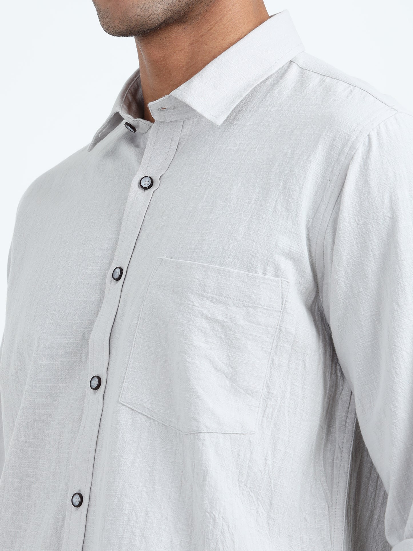 Breeze Cotton Linen Men’s Casual Wear Shirt