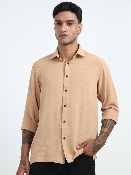 Sandstone Crepe - Men’s Casual Wear Shirt